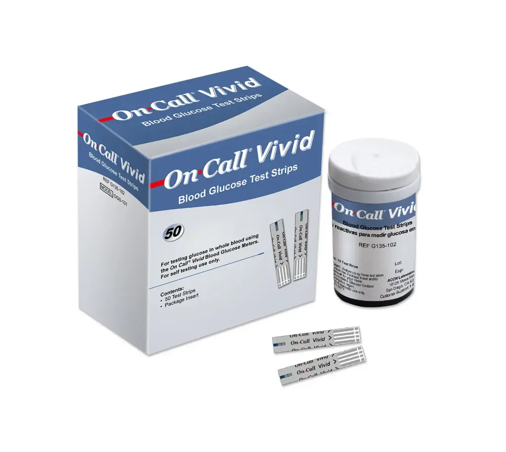 Que thử đường huyết [On Call® Vivid Blood Glucose Test Strips]