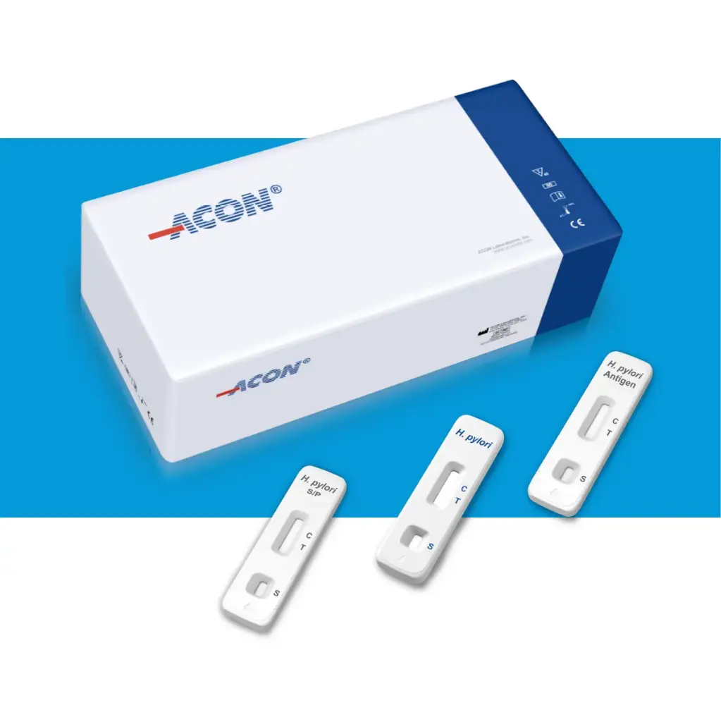 Khay thử xét nghiệm định tính kháng thể kháng H.pylori [ACON® H. pylori Antibody Rapid Test Cassette (Serum/Plasma/Whole Blood)]