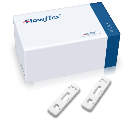 Khay thử xét nghiệm đính tính kháng nguyên vi rút RSV [Flowflex™ Respiratory Syncytial Virus (RSV) Antigen Rapid Test Cassette]