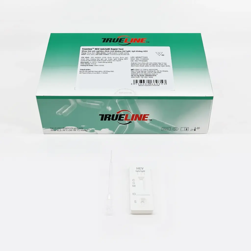 Trueline™ HEV IgG/IgM Rapid Test (Hộp 40 Test)