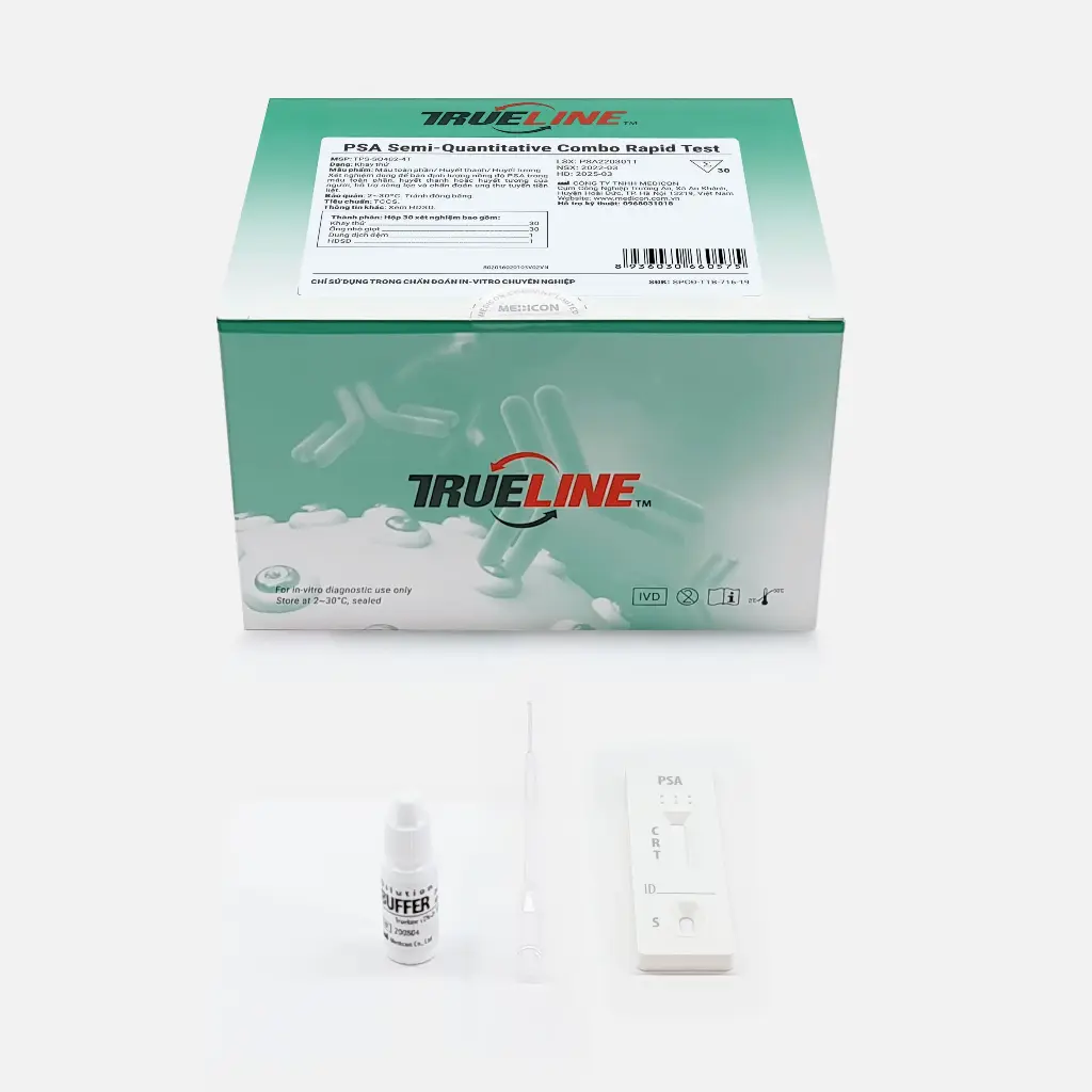 Khay thử xét nghiệm bán định lượng PSA [Trueline™ PSA Semi-quantitative Rapid Test]