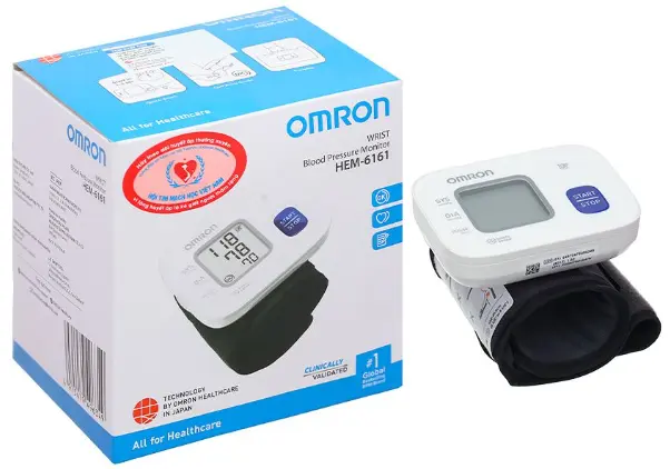 Máy đo huyết áp cổ tay Omron HEM-6161