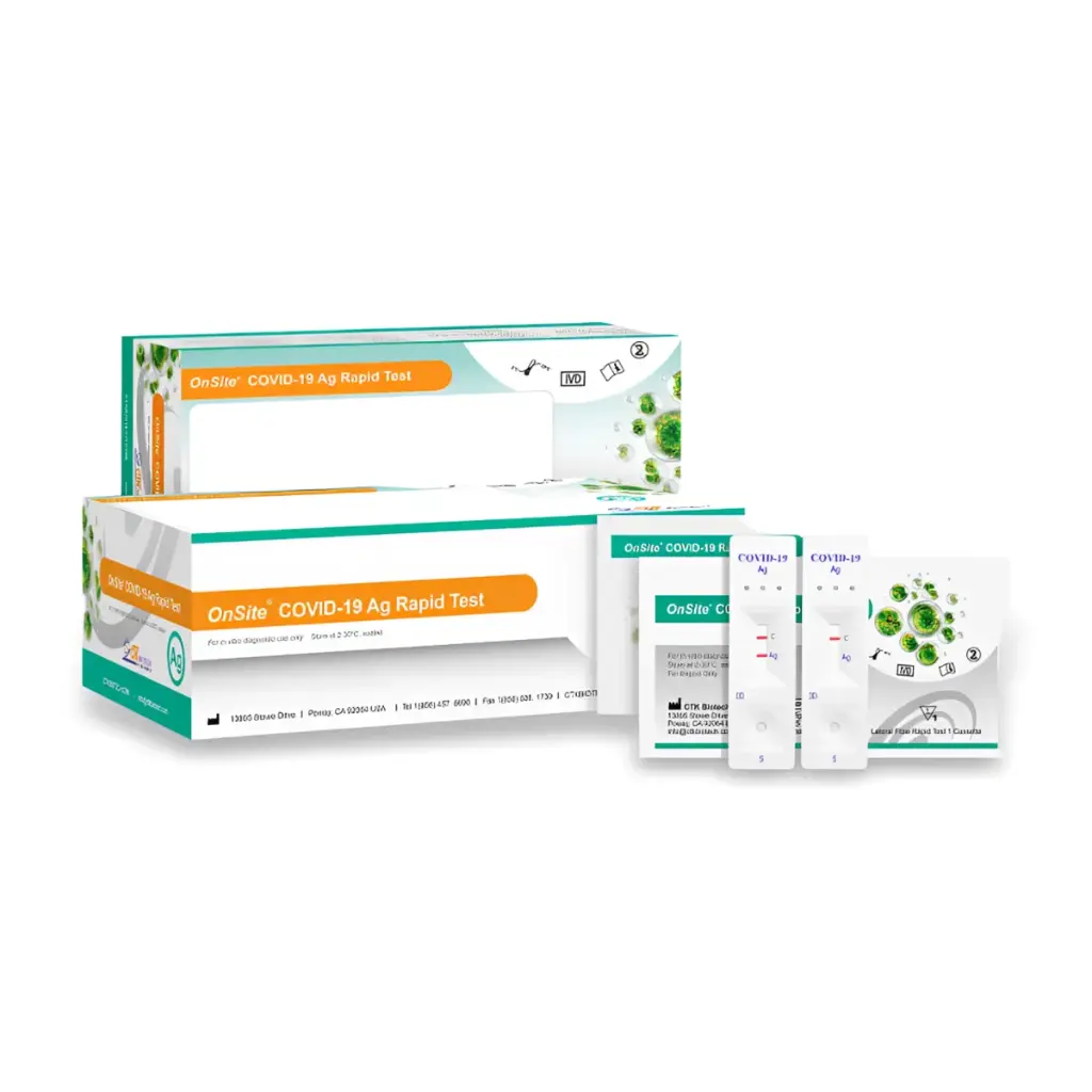 Khay thử xét nghiệm định tính kháng nguyên vi rút SARS-CoV-2 (Onsite Covid-19 Ag Rapid Test)