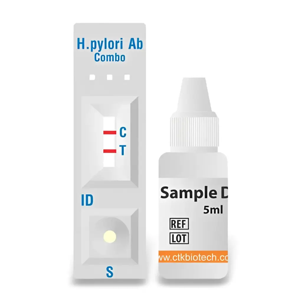 Khay thử xét nghiệm định tính kháng thể kháng H. pylori
(Onsite H.Pylori Ab Combo Rapid Test)