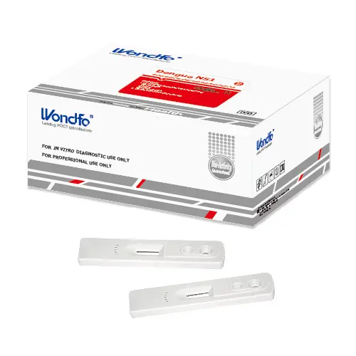 Khay thử xét nghiệm định tính kháng nguyên Dengue NS1 [Wondfo - One Step Dengue NS1 Antigen Whole Blood/Serum/Plasma Test]