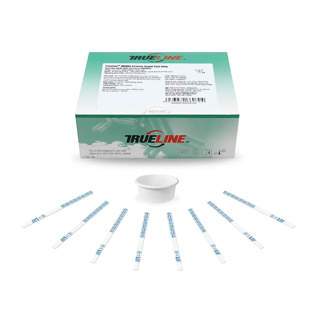 Que thử xét nghiệm định tính Ecstasy [Trueline™ MDMA Ecstasy Rapid Test Strip]