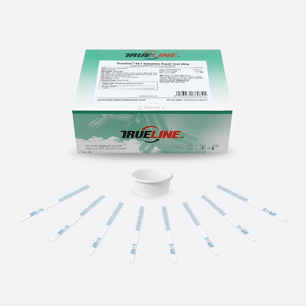 Que thử xét nghiệm định tính Ketamine [Trueline™ KET Ketamine Rapid Test Strip]