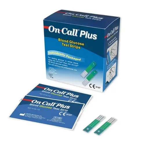 Que thử đường huyết [On Call® Plus Blood Glucose Test Strips]