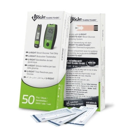 Que thử đường huyết [U-Right™ TD-4267 Blood Glucose Test Strip]