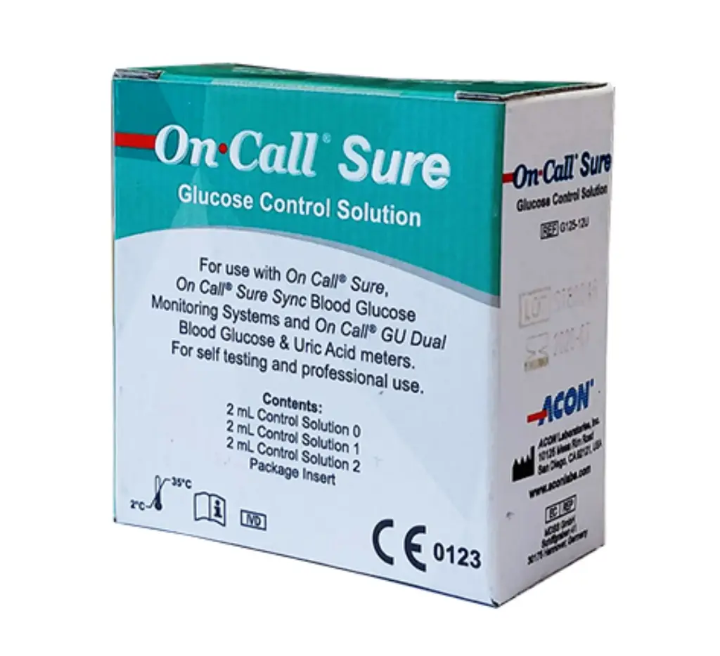 Dung dịch chứng cho máy đo đường huyết [On Call® Sure Glucose Control Solution]