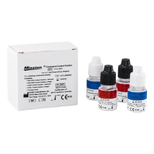 [C121-5011] Dung dịch chứng dùng cho máy đo cholesterol [Mission® Ultra Cholesterol Control Solution] (Hộp 3)