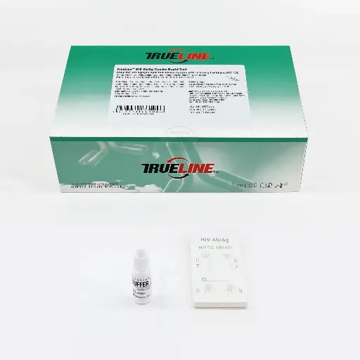 [IHIBG-425] Khay thử xét nghiệm định tính kháng nguyên p24 và kháng thể kháng HIV 1/2 [Trueline™ HIV Ab/Ag Combo Rapid Test] (Hộp 25)