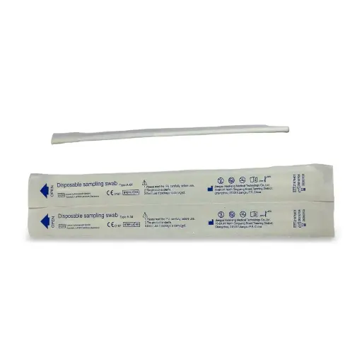 [A-04] Que lấy mẫu vô trùng (tỵ hầu) [Ucup™ Sterile sample collection stick (pharyngeal tube)] (Túi 25)