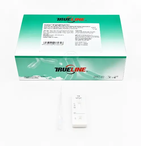 [ITBB-402] Khay thử xét nghiệm định tính kháng thể IgM, IgG kháng lao [Trueline™ TB IgG/IgM Rapid Test] (Hộp 30)