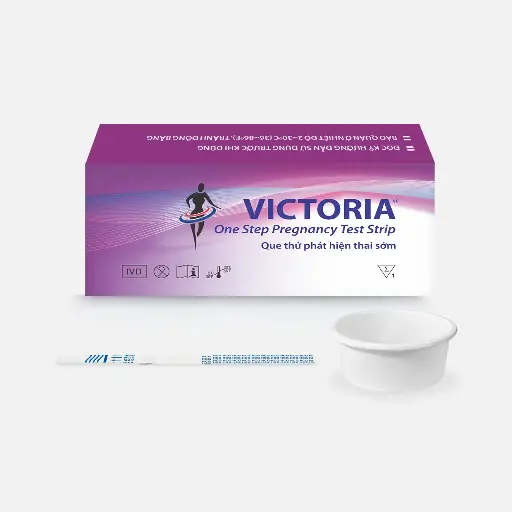 Que thử phát hiện thai sớm [VICTORIA ® One Step Pregnancy Test Strip]