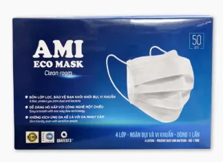 [HH446] Khẩu trang AMI 4 lớp
