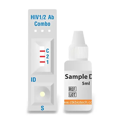 [R0011C] Khay thử xét nghiệm định tính kháng thể kháng HIV-1 và HIV-2 [OnSite® HIV 1/2 Ab Plus Combo Rapid Test] (Hộp 30)
