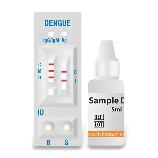 [R0062C] Khay thử xét nghiệm định tính kháng nguyên Dengue và kháng thể IgM, IgG kháng Dengue [OnSite Duo Dengue Ag-IgG/IgM Rapid Test] (30 xét nghiệp/hộp)