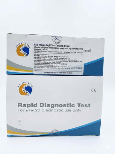 [GCRSV-502a] Khay thử xét nghiệm định tính kháng nguyên vi rút hợp bào hô hấp (RSV) (GCRSV-502a) (Hộp 20)