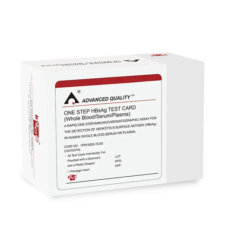 Khay thử xét nghiệm định tính kháng nguyên bề mặt vi rút viêm gan B (HBsAg) [Advanced Quality™ One Step HBsAg Test]