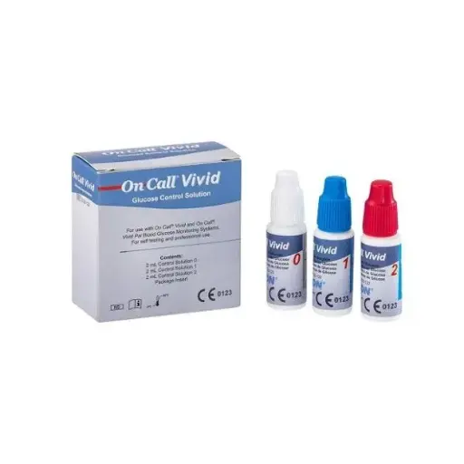 [G125-122] Dung dịch chứng cho máy đo đường huyết (Oncall Vivid Glucose Control Solution) (Hộp 3 lọ) (3 lọ/hộp)